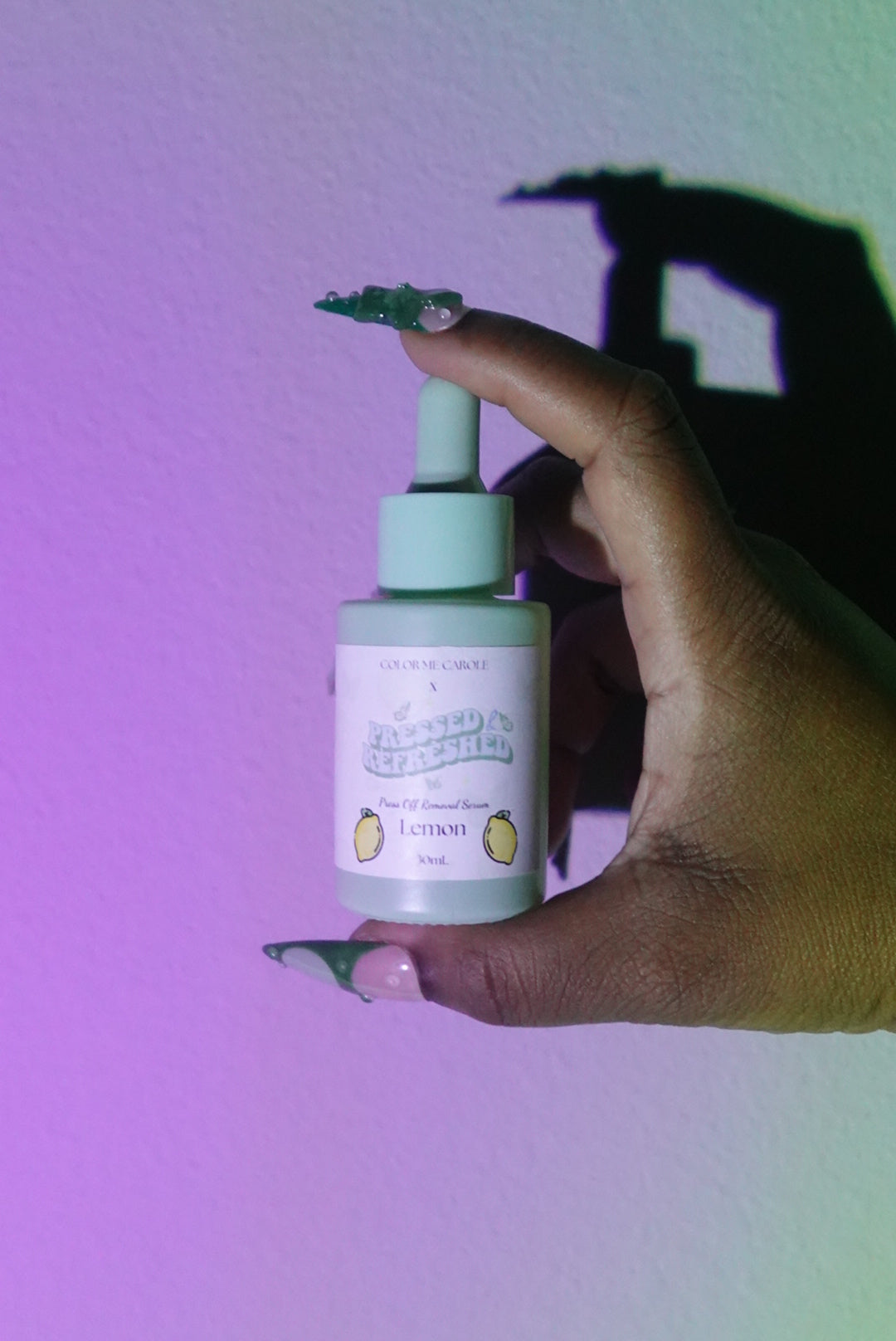 Press OFF - Press On Removal Serum