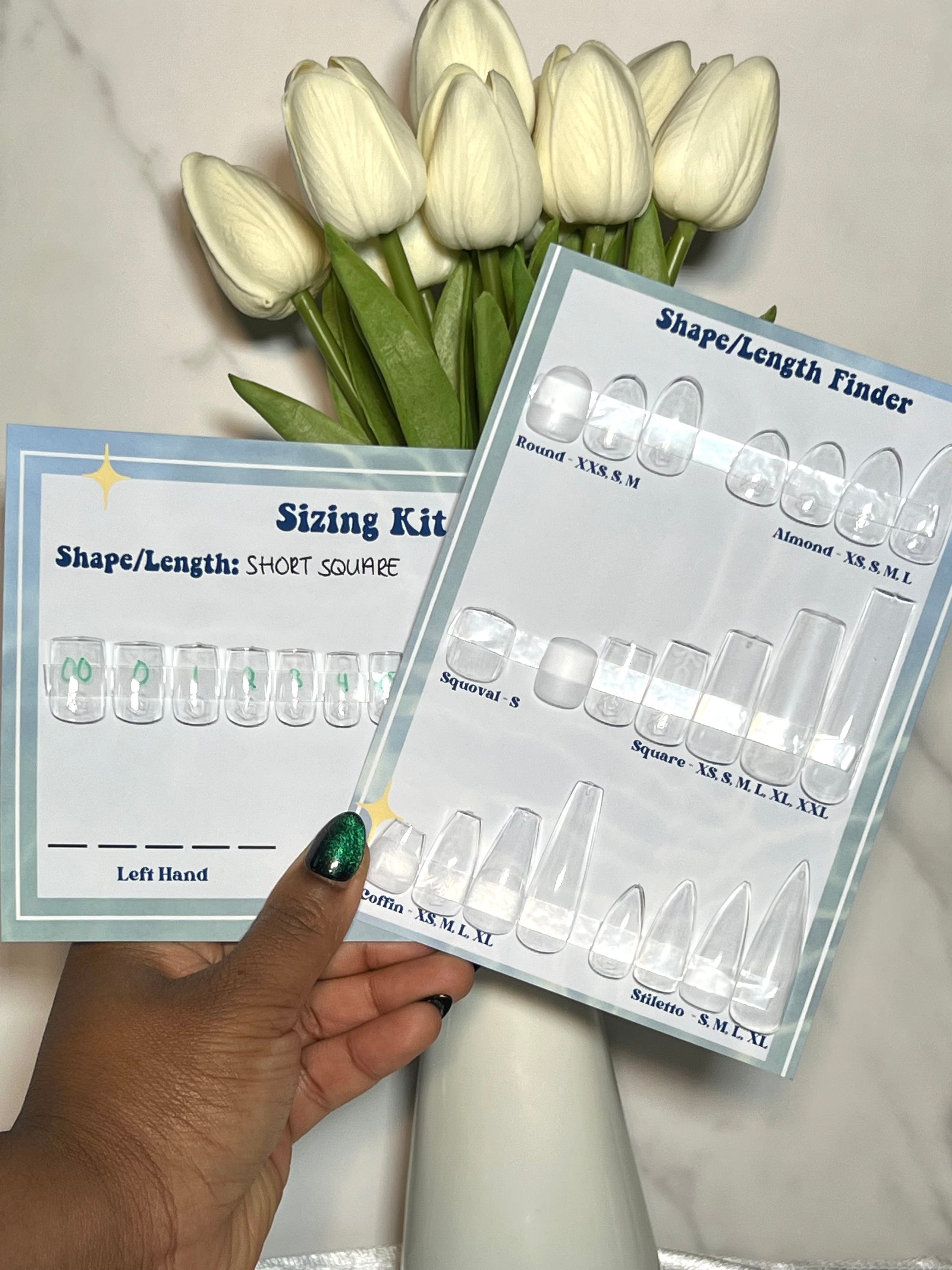 Sizing Kit & Shape/Length Finder