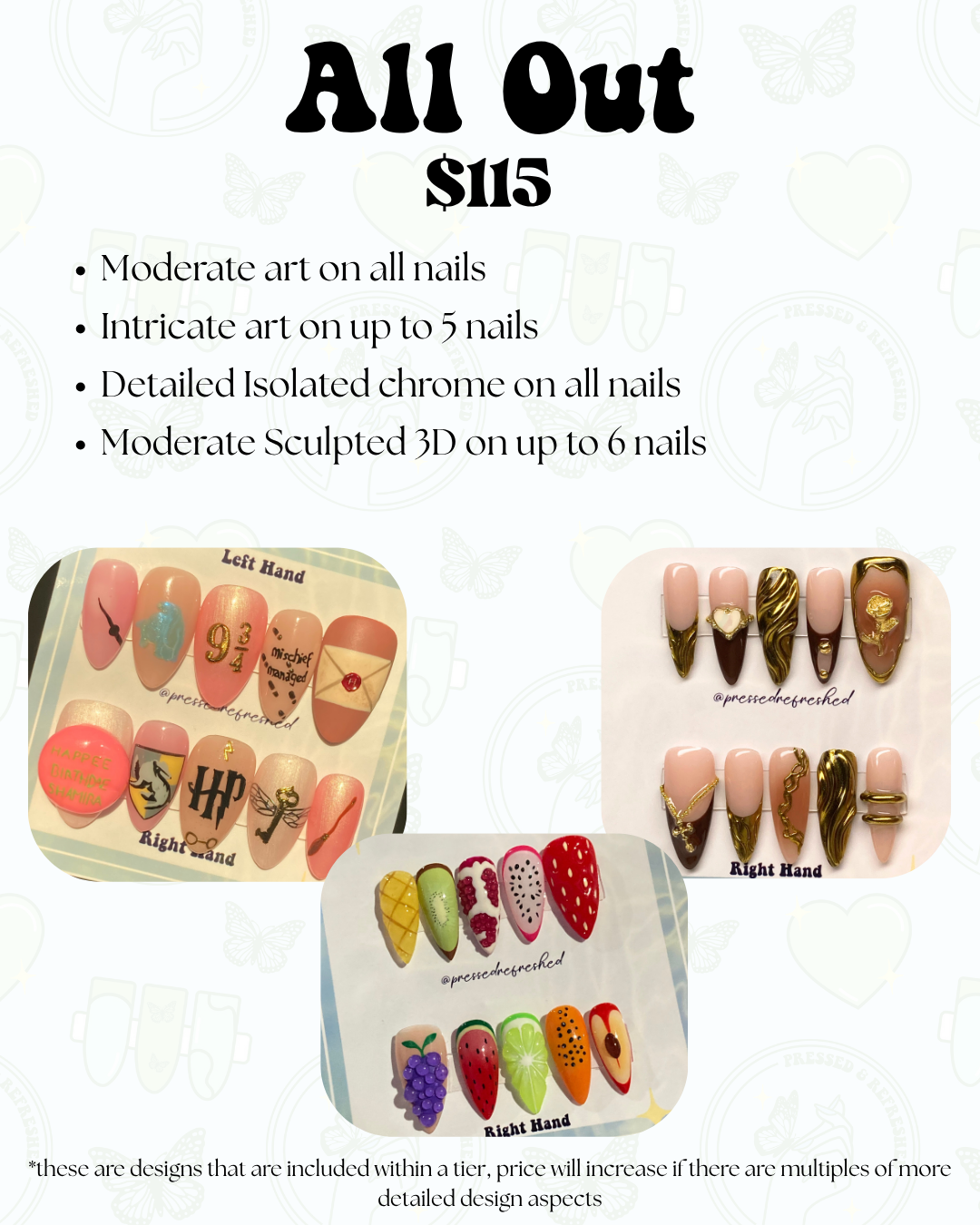Design Tiers (NOT FOR SALE)