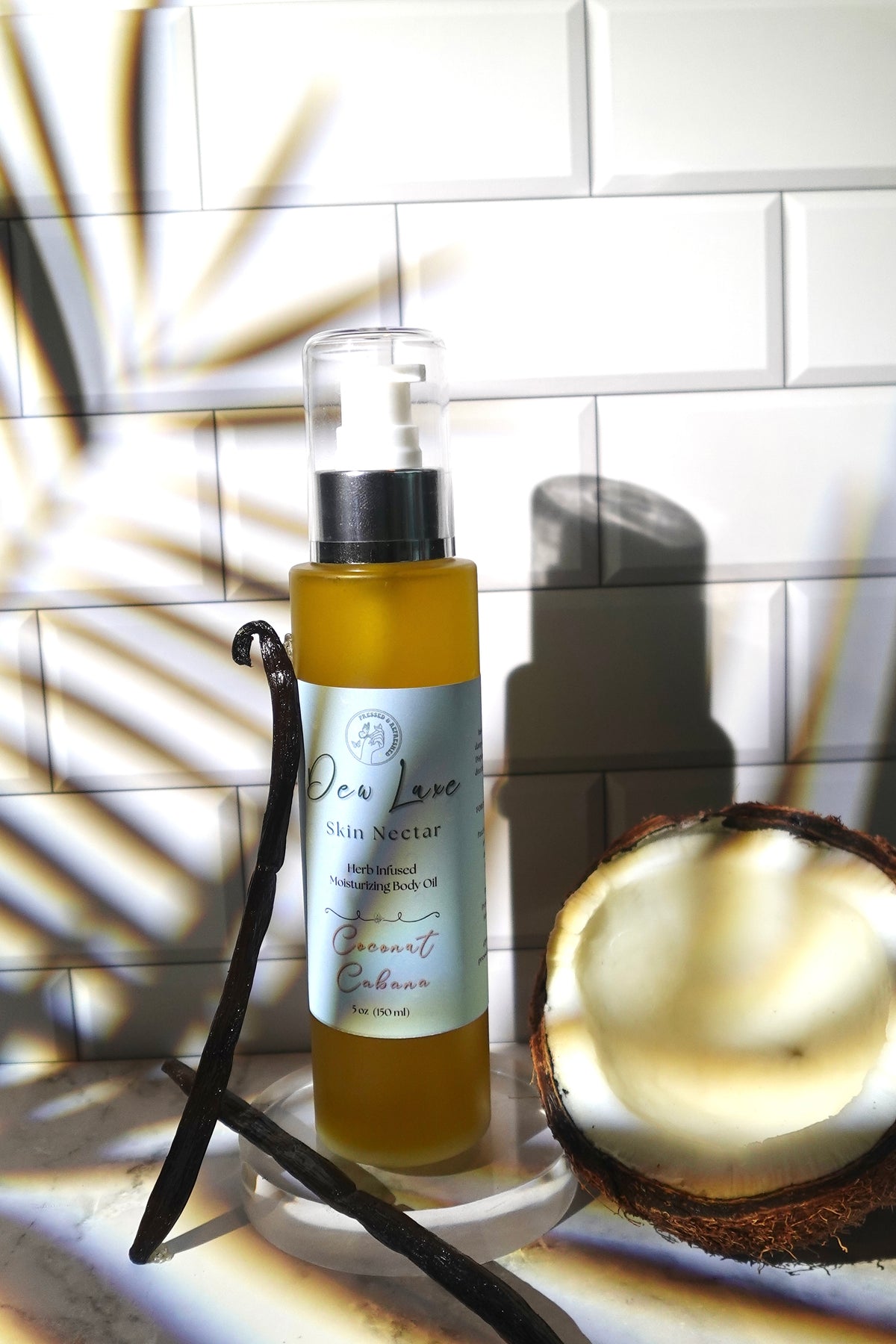 Dew Luxe: Skin Nectar | Herb Infused Body Oil - Coconut Cabana
