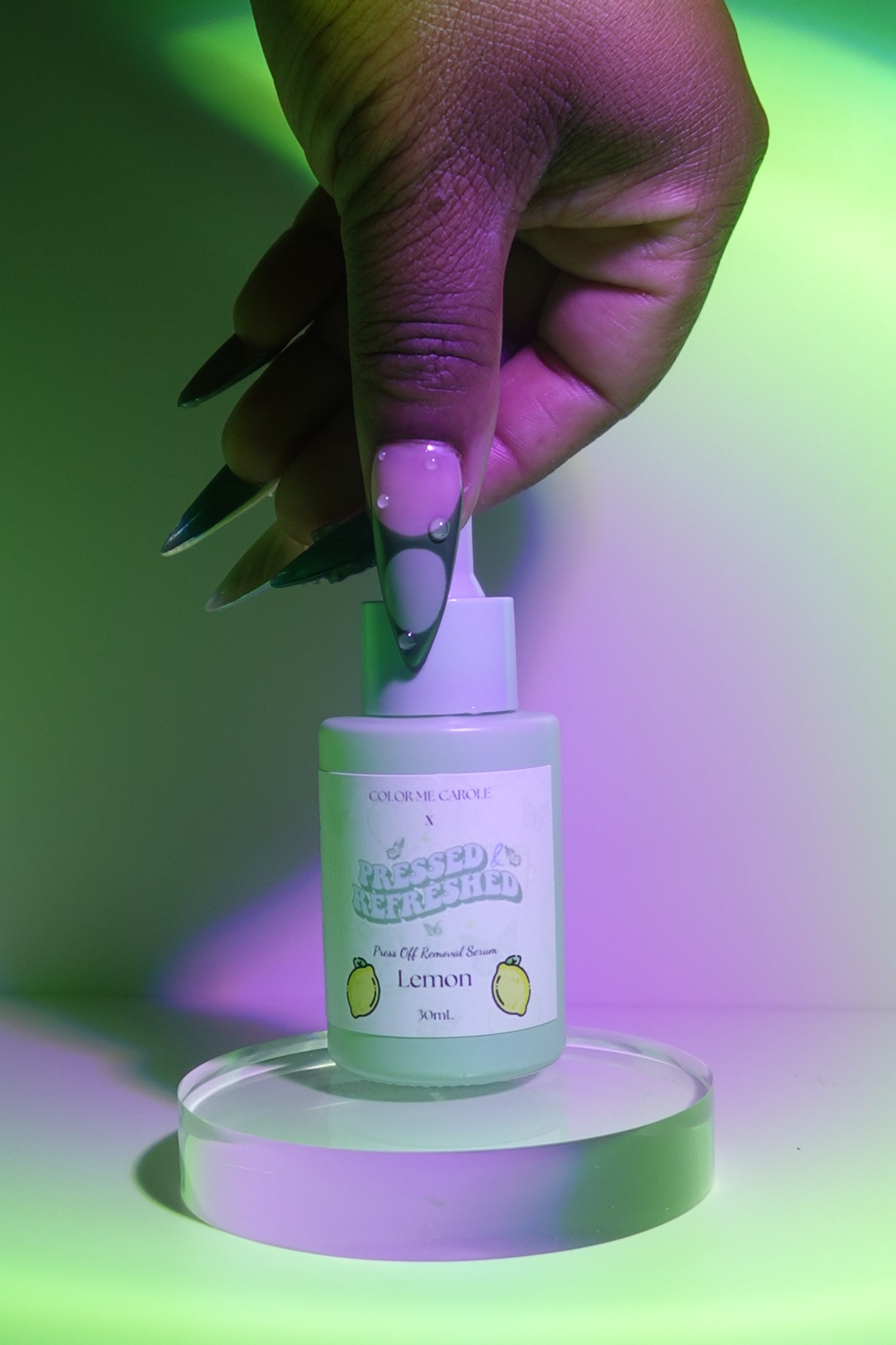 Press OFF - Press On Removal Serum