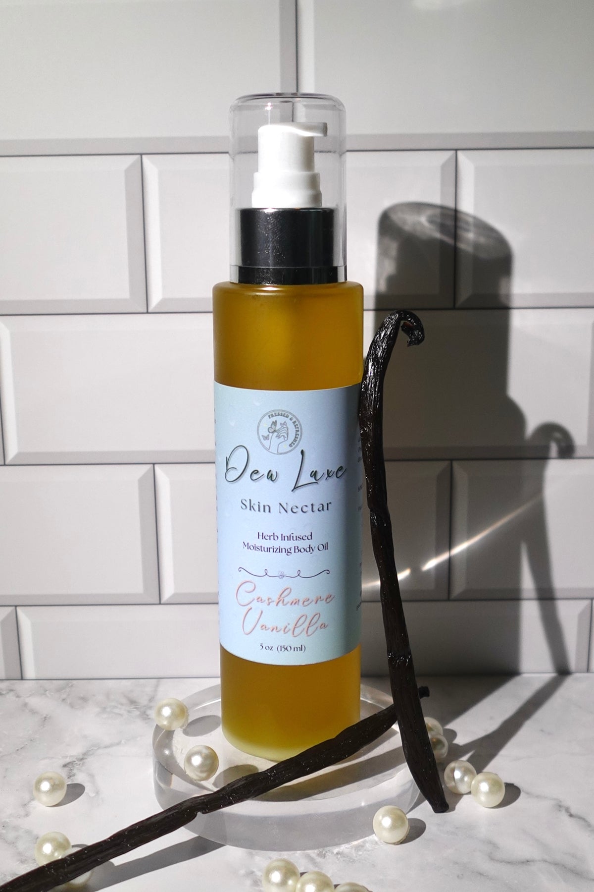 Dew Luxe: Skin Nectar | Herb Infused Body Oil - Cashmere Vanilla