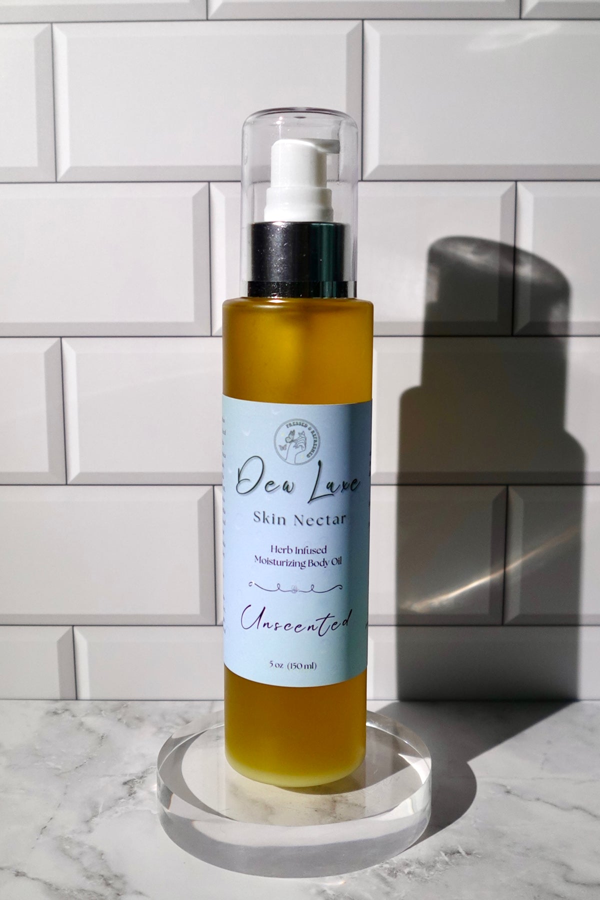 Dew Luxe: Skin Nectar | Herb Infused Body Oil - Unscented
