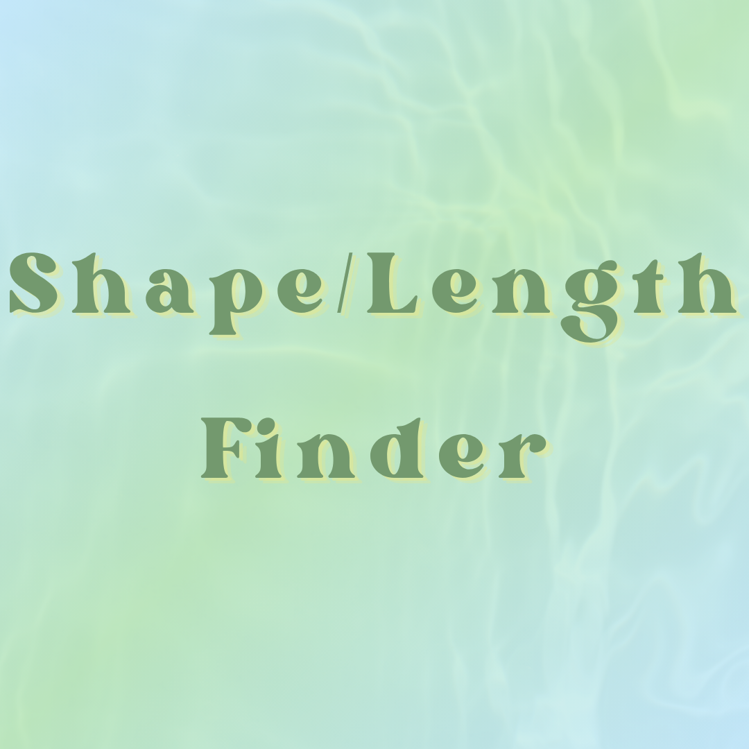 Shape/Length Finder (Select your Lengths)