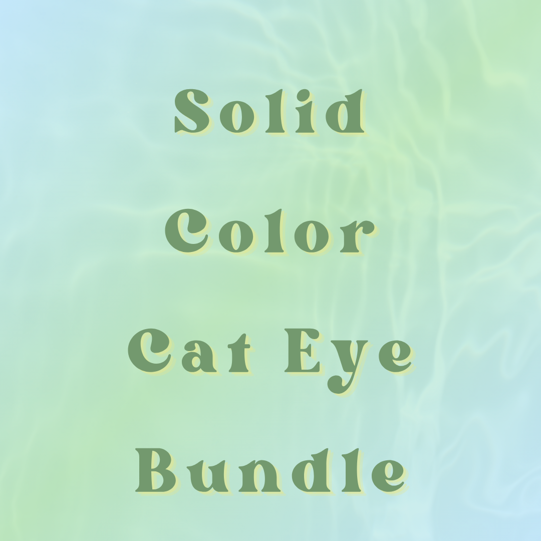 Solid Color Cat Eye Bundle