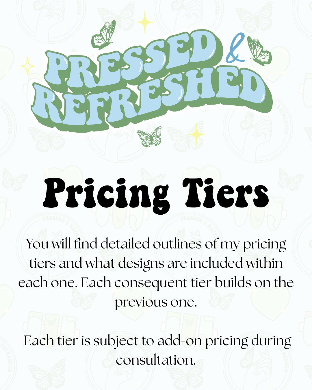 Design Tiers (NOT FOR SALE)