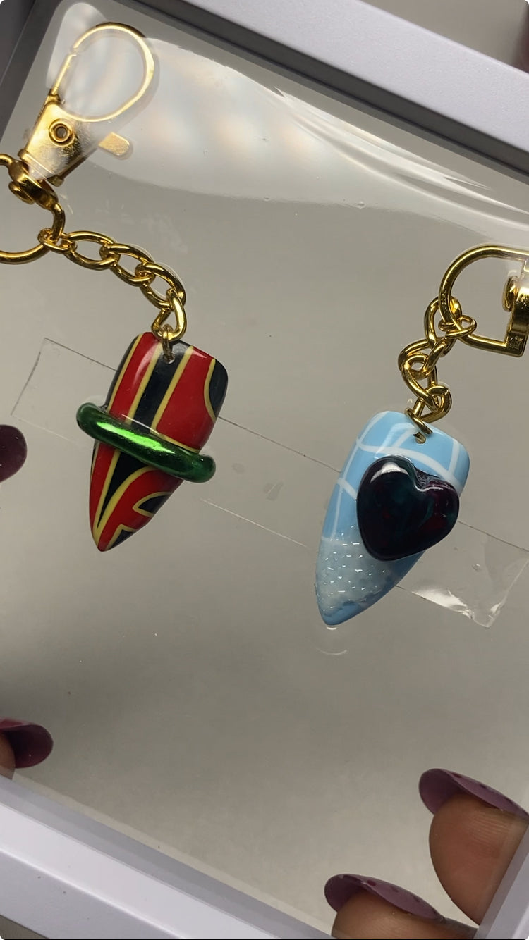 Custom NFC Nail Keychain