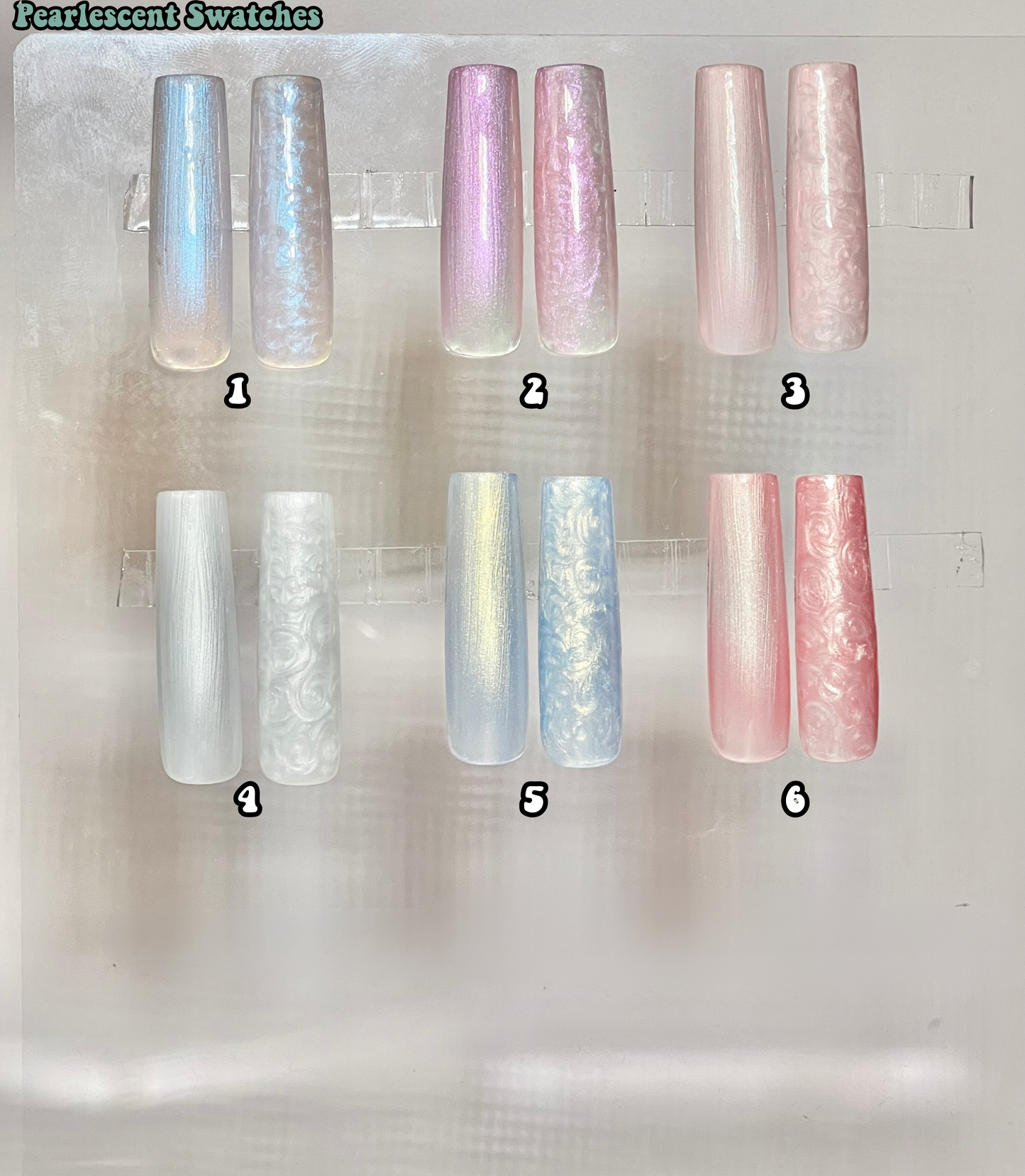 Pearlescent Colors Swatches